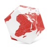 Palomar Foldable Hexagon Globe White and Red with 50 Red