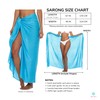SHU-SHI - Women's Beach Sarong/Pareo - Wear Over Swimsuits, turquoise