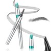 Eyebrow Pencils for Women - Eyebrow Gel with Microblading 4-Fork-Tip,