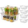 blitzlabs Stackable Wire Organizing Storage Baskets Fruit Vegetable Organization Pantry