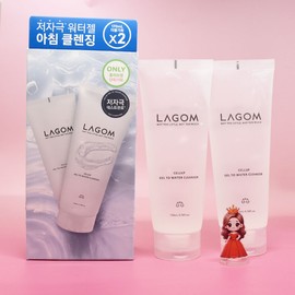 Lagom 1+1 Lagom Moisture Morning Cleansing Celeb Gel to Water Cleanser 170mL + 170mL / 1+1 라곰 수분아침 클렌징 셀럽 젤 투 워터 클렌저 170mL + 170mL