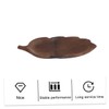 STOBAZA Bamboo Leaf Coaster Heat Insulation Pad Decorative Bamboo Holder