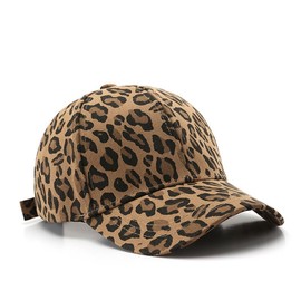 Spevert Baseball Hat with Leopard Pattern for Women Adjustable Dad Hat Unconstructed Plain Cap Outdoor Peaked Cap (US, Alpha, One Size, Deep)