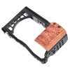 Aluminum Alloy Camera Video Shooting Cage Kit with Wooden Handle