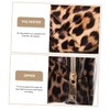FOMIYES 2sets Travel Cosmetic Bag Large Capacity Makeup Storage Leopard