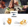 Fiskars Kitchen Scissors, Total Length: 18 cm, Steel/Synthetic Material, Classic,