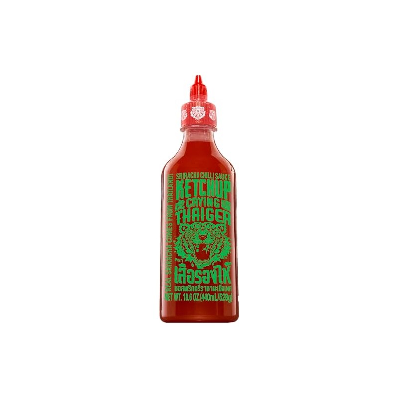 Crying Thaiger Sriracha Ketchup Chili Sauce in Squeeze Bottle 18.6