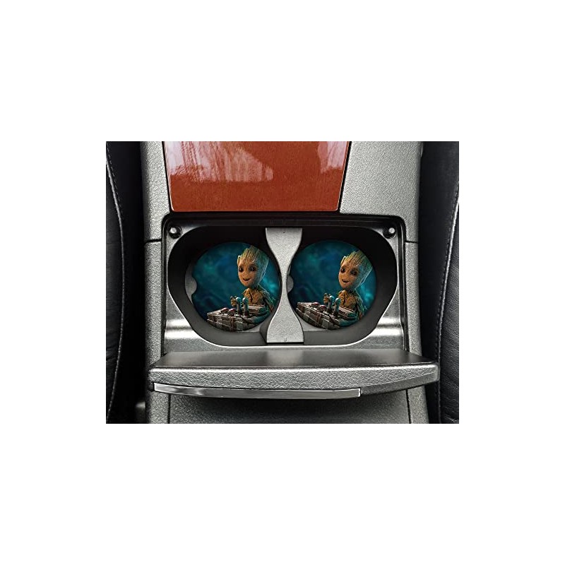 Groot with Bomb Car Coasters - Set of 2