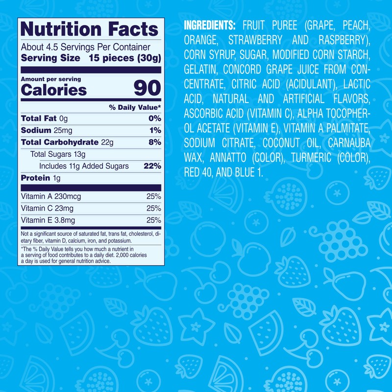Welch's Fruit Snacks, Mixed Fruit, Perfect for School Lunches, Sharing