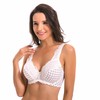Curve Muse Women's Minimiser Bra (Pack of 2), White-black (pack