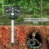Outdoor Waterproof Solar Powered Pest Rejector Garden Farm Mouse Mole