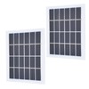 2 Pcs Portable Solar Panel 2W 6V Mini Solar Cells