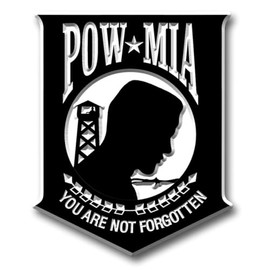 P.O.W./M.I.A. Insignia Magnet by Classic Magnets, 3D Rubber Vintage-Style Collectible Patriotic Military Souvenirs and Gifts Made in The USA