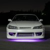 LEDGlow 4pc Purple Flexible Car Slimline LED Underbody Underglow Accent