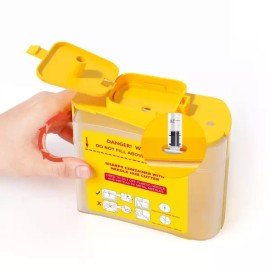 니들 허브 커터 L의 절단 및 보관을 위한 폐기용 샤프 용기 Disposable Sharp Container for Cutting and Storing Needle Herb Cutter L [M]