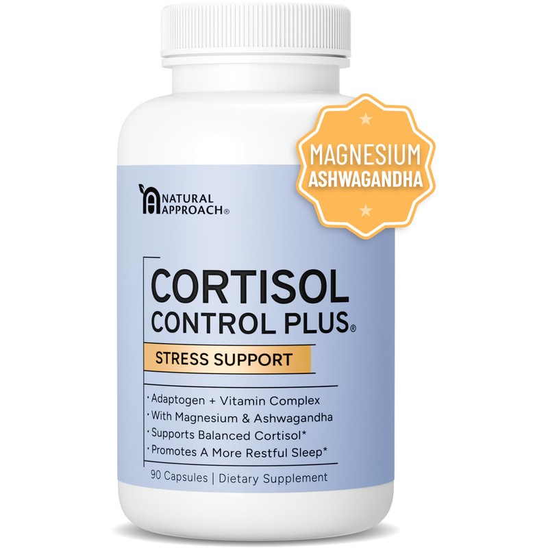 Cortisol Supplement - Cortisol Control Plus Supports Stress Relief, Mood,