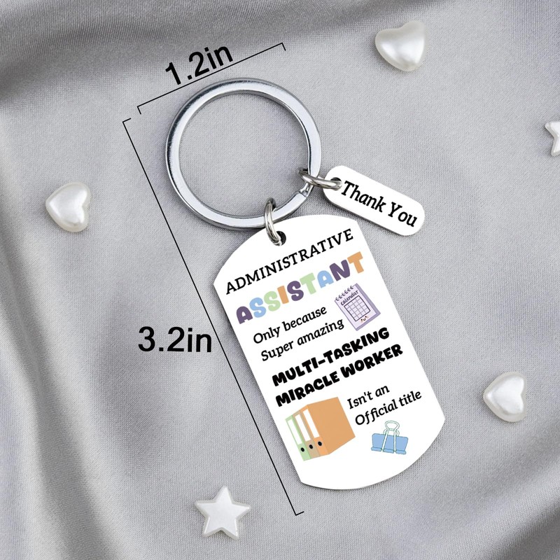 Administrative Professional Day Gifts Administrative Assistant Gifts Assistant Keychain Secretary
