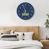 TIMESS Atomic Analog Wall Clock, WWVB Self-Setting Battery Operated 14"