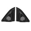 2pcs Car Door Tweeter Speaker Cover Trim Loudspeaker Decor Replacement