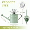 1 Gallon Watering Can for Outdoor&Indoor Plants，Cream Green