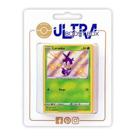 my-booster SWSH045-FR25-UB-SV007 Larvadar (Sensect) SV007/SV122 Geheimer Schillerndes-Myboost X Epée et Bouclier, 4.5 Destinées Radieuses, Box mit 10 französisch Pokémon-Karten