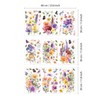 WALPLUS Flower Window Stickers for Glass Double Sided Spring Window