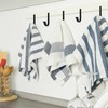 Scettar 20 Pcs Black Hooks for Hanging, Black Single Hook