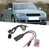 Bluetooth 5.0 AUX Cable Adapter with Microphone Replacement for A3