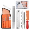 OFFCUP Chainsaw Sharpener File Kit, 5/32, 3/16, and 7/32 Round