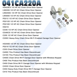 Replacement for Liftmaster 41c4220a Gear and Sprocket Kit Work with Chamberlain Sears Craftsman Chain Drive Models