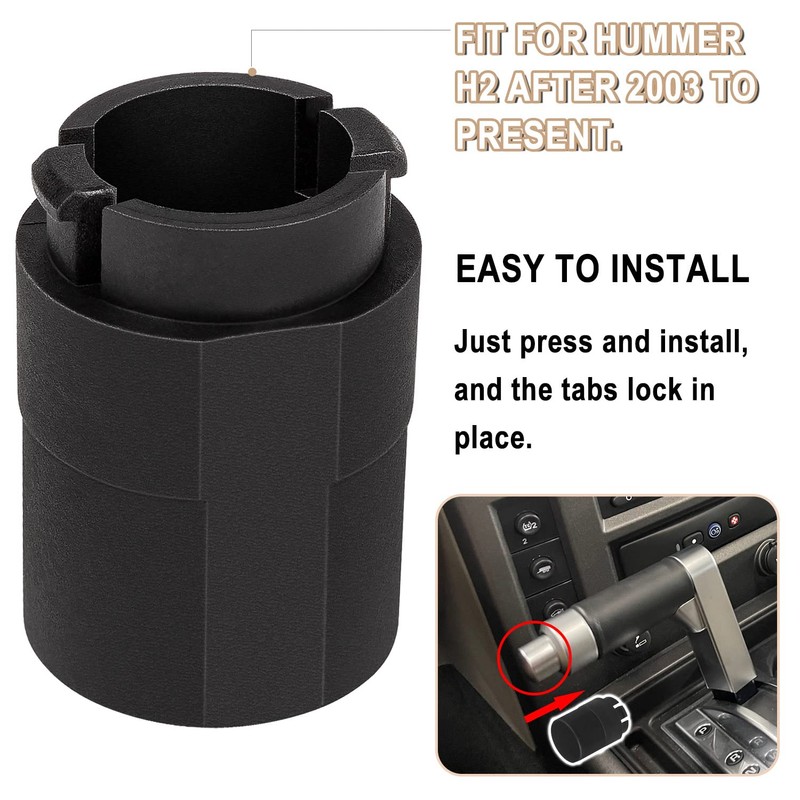 Hihitomorrow H2 Transmission Shifter Button Compatible with 2003+ Hummer H2,