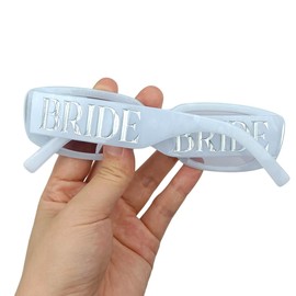 Bride Sunglasses Vintage Small Square Style Perfect Bachelorette Party Sunnies Bridal Shower Accessories