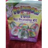 *EASTER EGGS DECORATING KIT*RAINBOW COLOR FOIL*RJ RABBIT APPROVED*DAMAG