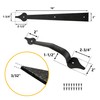 skysen Steel Garage Door Decorative Hinges Handles Accents Hardware kit