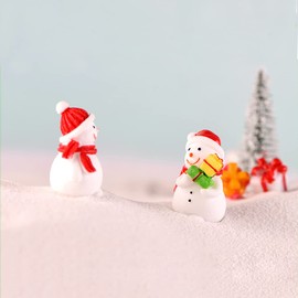 Pack of 11 Gnome Door Accessories Christmas, Christmas Village with Lighting, Christmas Gnome, Christmas Decoration Gnome, Christmas Scene, Winter Village, Mini Dollhouse Accessories, Christmas