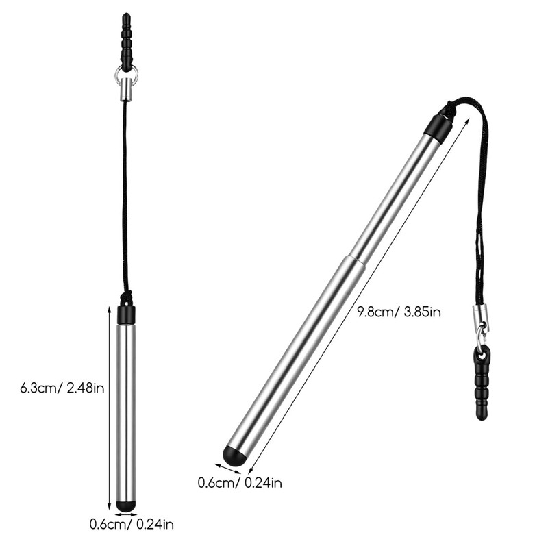 Mikikit Capacitive Stylus Pen for Touch Screens 3.86 Inch Portable