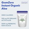 GramZero 2GO Sticks - Organic Aloe: Unflavored, Great for Nutrition