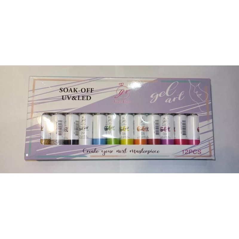 Yuan Xuan Kit Nail Art, Linners De Diseño 12 Pz