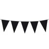 Boland Elegant Decoration Bunting Banner 45x30 cm - Durable Black