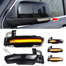Yoegerery Car LED Dynamic Turn Signal Side Mirror Light Rear Mirror Blinker Lamp For Jeep Grand Cherokee WK2 2011-2018 2019 2020
