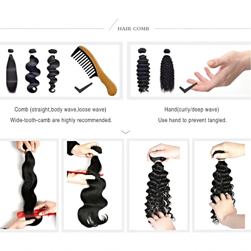 Light Brown Bundles Color 30 Water Wave Hair Bundles Double