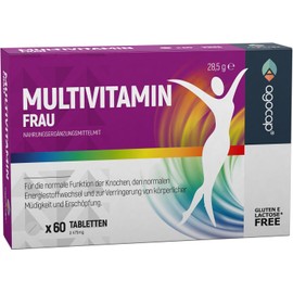 Vitamins for Women - Dietary Supplement with Vitamins & Minerals from A to Z, Magnesium, Iron, Zinc & Vitamin B, C, D - For Energy, Immune System & Concentration - 60 Tablets