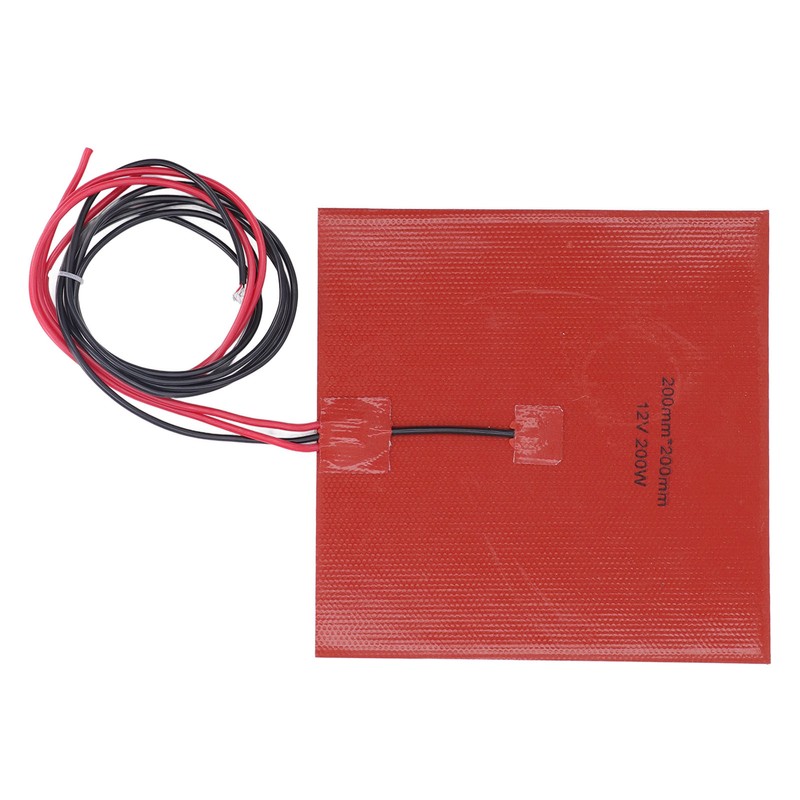 Silicone Heater Pad Heating Mat 180℃ 200x200mm 200W Accessory for
