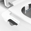 Ultra-Thin Bidet Attachment for Toilet with Non-Electric Self-Cleaning Water Pressure