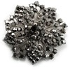 Victorian Corsage Flower Brooch (Silver&Jet Black)
