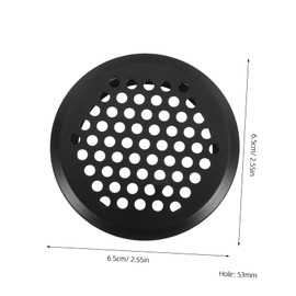 COHEALI 12pcs Round Air Vent Mesh Covers Stainless Steel Ventilation Plugs for Closet Cabinet Furniture Durable Easy to Install Fresh Air Intake