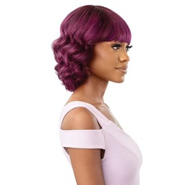 Outre Duby Wig Human Hair Wavy Bob HH KADENCE (DR30), 12.0 ounces, 1.0 Count