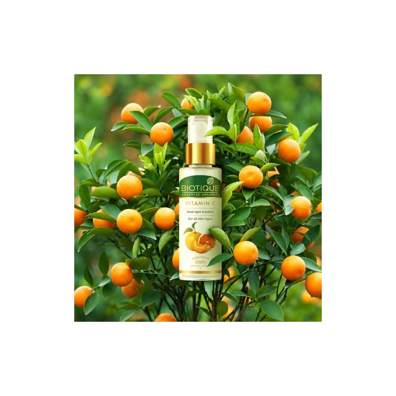 Biotique Vitamina C Dark Spot Solution Sérum facial, para todo