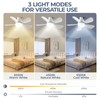 Socket Fan Light with Remote, 1500 Lumens Ceiling Fans with