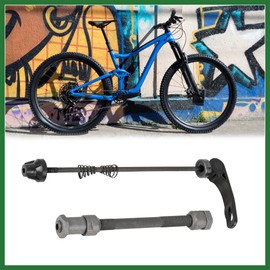 Motoforti 1 Set 9.5mm Quick Release Bearing Rear Hollow Axle for Bicycle Long-lasting